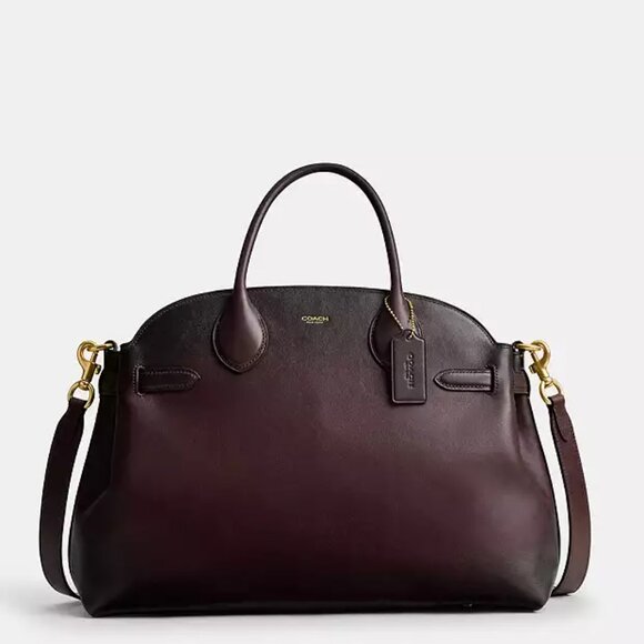 Coach Handbags - NWT Coach Soft Empire Carryall Bag 40-Brass/Merlot